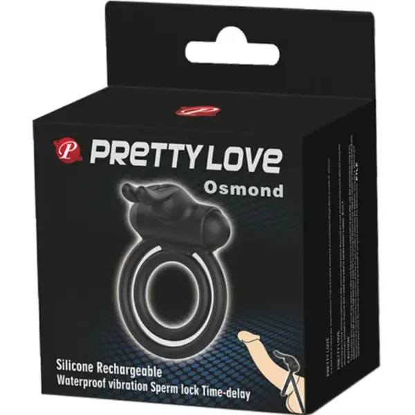 Pretty Love - Osmond Anillo Vibrador de Silicona - Imagen 7