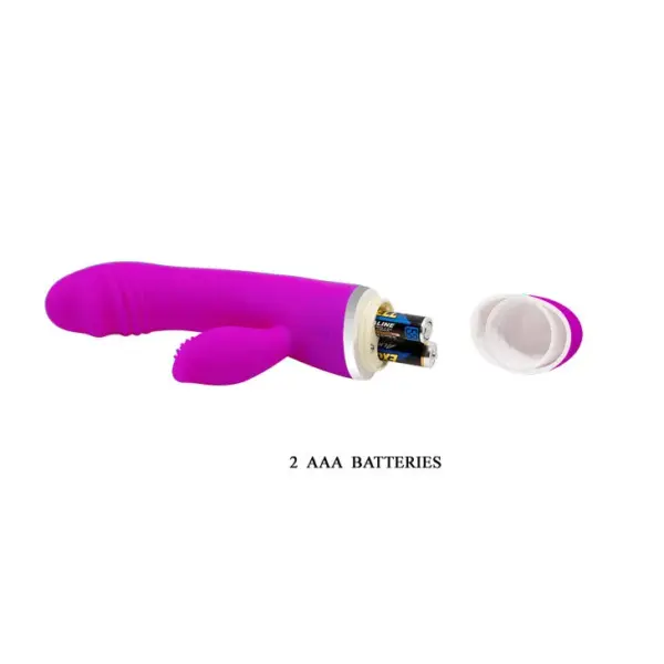 Pretty Love - Vibrador rabbit con licking morado - Imagen 7