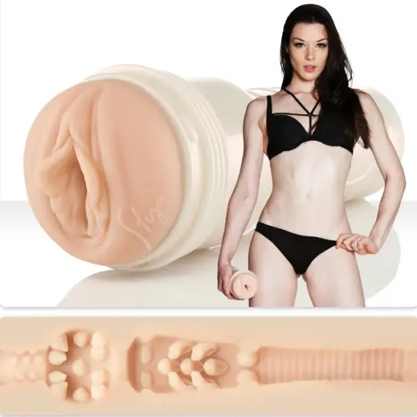 FLESHLIGHT - Vagina Stoya Destroya + Lanzamiento Universal + Lubricante Aqua Quality 50 ml - Imagen 2