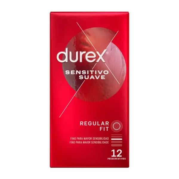 Durex - Sensitivo Suave 12 Unidades: Preservativos Ultra Finos para Sensaciones Inigualables - Imagen 2