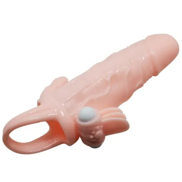 Brave Man - Funda pene anal y clítoris vibrador natural 16.5 cm - Imagen 5