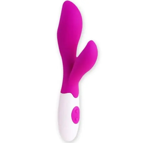 Pretty Love - Vibrador Estimulador Newman Lila y Blanco