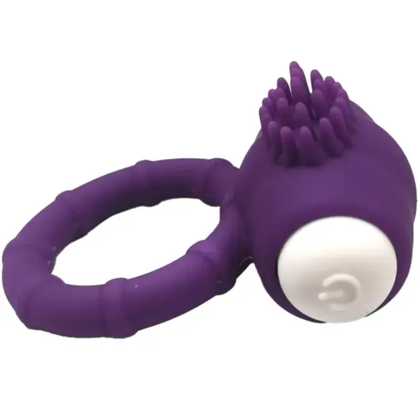 ARMONY - Power Anillo Vibrador Silicona Morado - Imagen 5