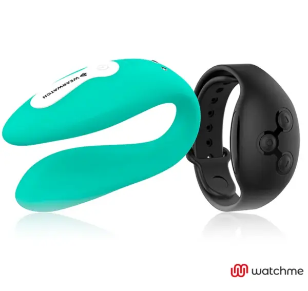 WEARWATCH - Vibrador dual tecnología WatchMe Aguamarina/Azabache - Imagen 3