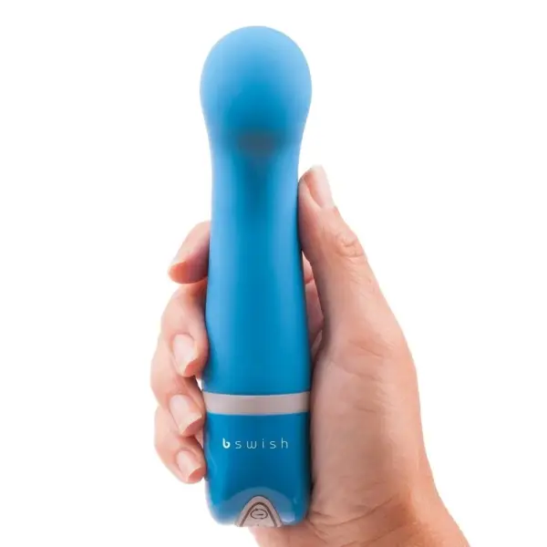 B SWISH - Bdesired Deluxe Curve Azul Lagoon - Vibrador Erótico de Silicona - Imagen 3