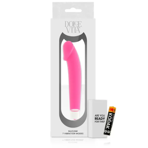 Dolce Vita - Realistic Vibrador Silicona Rosa - Imagen 5