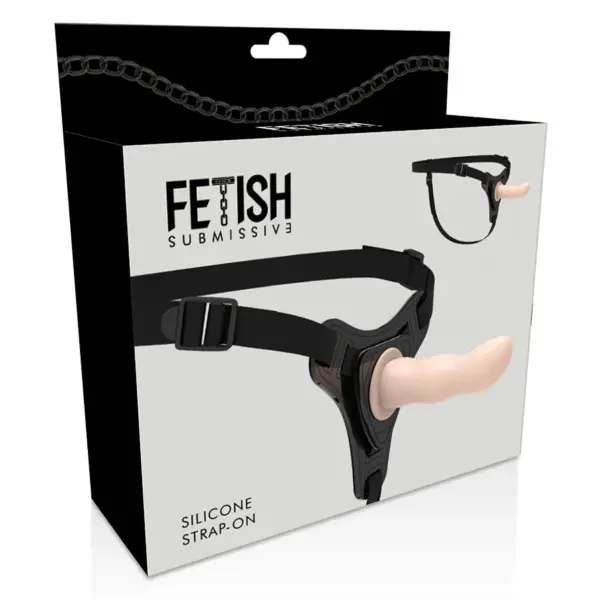 Fetish Submissive Harness - Arnés de Silicona Flesh G-Spot 12.5 cm - Imagen 4