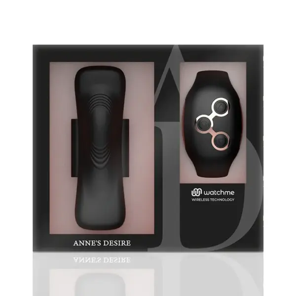 ANNE'S DESIRE - Panty Pleasure Tecnología WATCHME Negro/Gold - Imagen 12