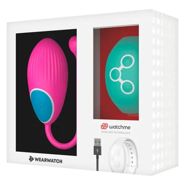 WEARWATCH - Huevo Control Remoto Technology WatchMe Fucsia / Agua Marina - Imagen 7