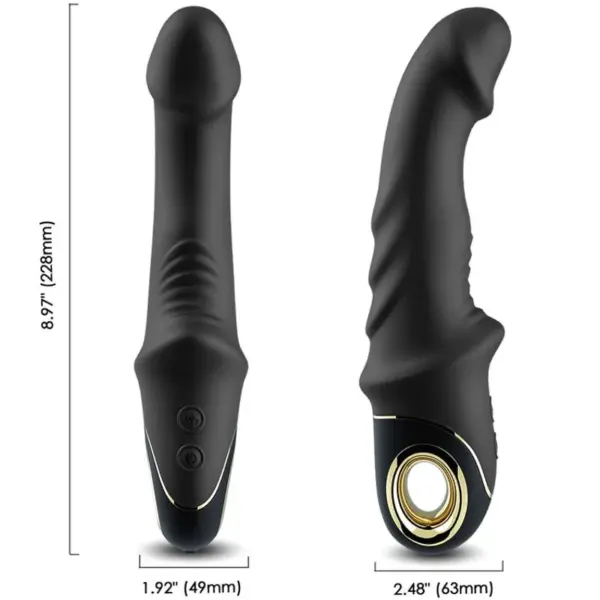 ARMONY - Joyblade Dildo Vibrador Rotador Negro