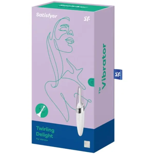 Satisfyer Twirling Delight - Estimulador Clítoris Blanco - Imagen 3