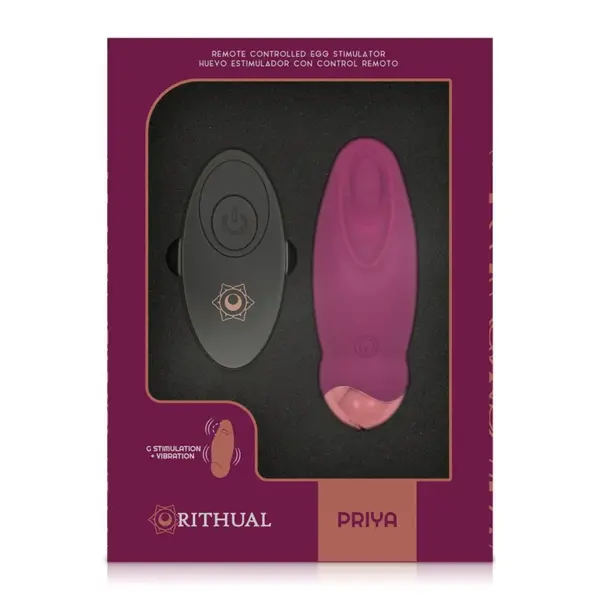 RITHUAL - PRIYA Huevo Control Remoto G-Spot + Vibración - Imagen 7