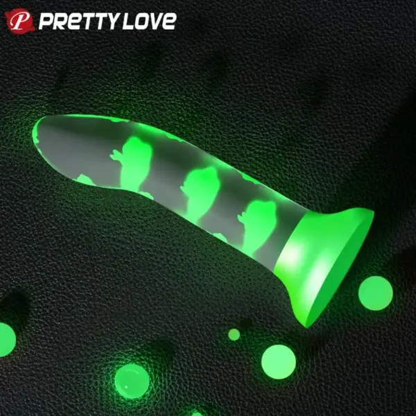 Pretty Love - Magical Nightfall Dildo Luminoso Verde - Imagen 3