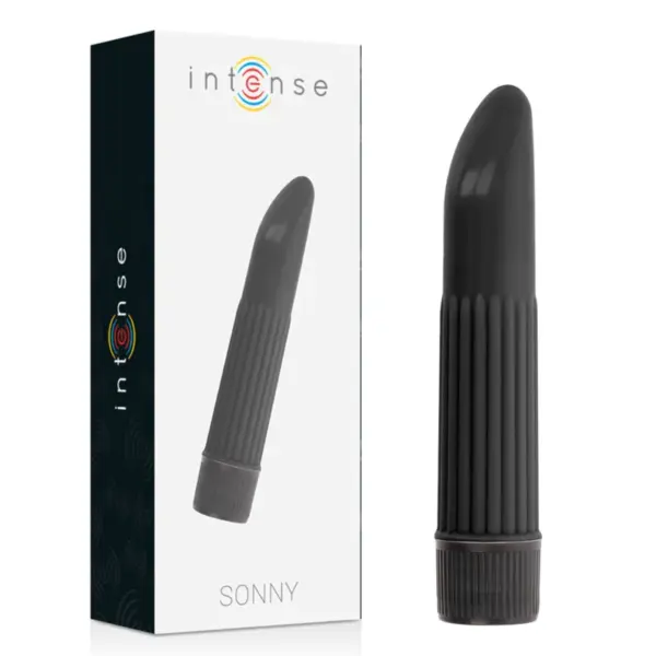 INTENSE - Vibrador Negro Sonny de 13.5 cm para Placer Intenso - Imagen 2