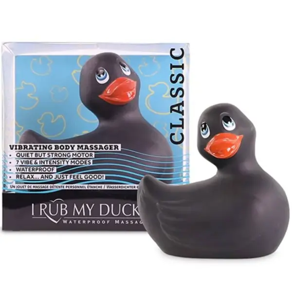 BIG TEASE TOYS - Pato Vibrador Negro I Rub My Duckie Classic - Imagen 2