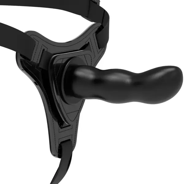 Fetish Submissive Harness - Arnés de Silicona Negro de 16 cm para Placer Intensificado - Imagen 5