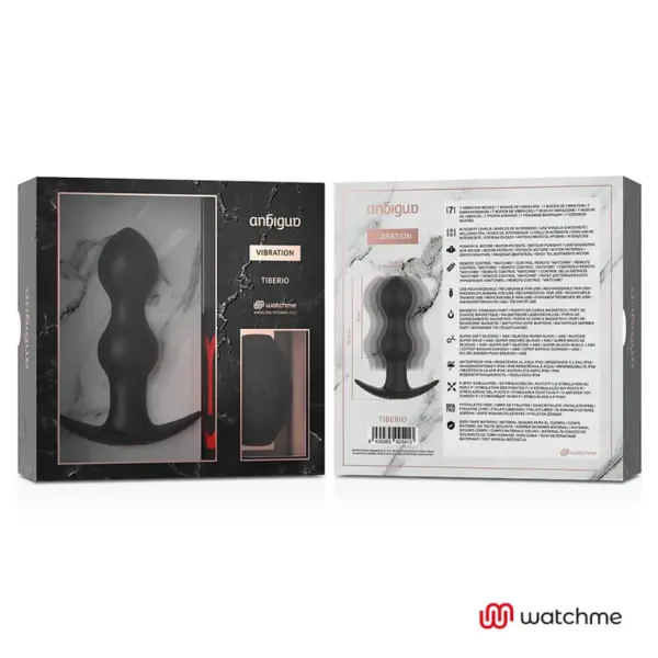 ANBIGUO - Watchme Control Remoto Plug Vibrador Anal Tiberio - Imagen 12