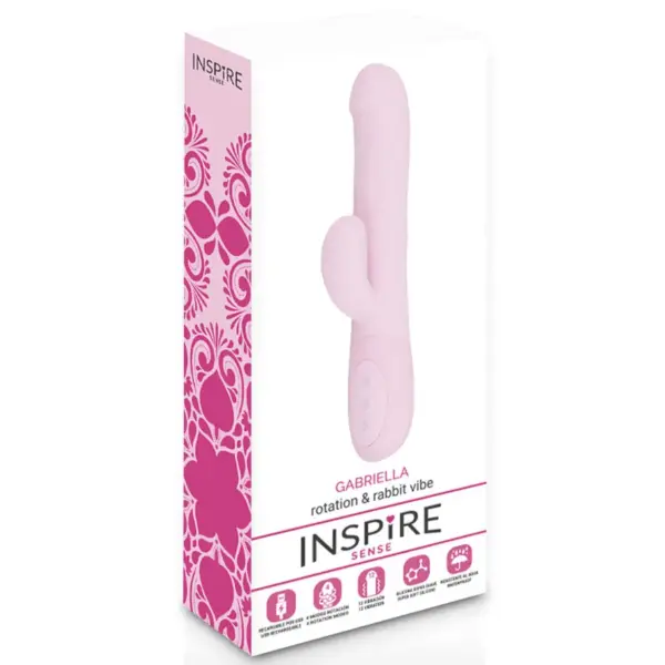 Inspire Sense - Vibrador rabbit Gabriella Rosa - Imagen 4