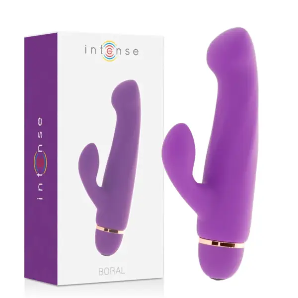 Intense - Vibrador de Silicona Lila con 20 Modos de Vibración