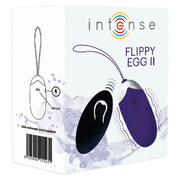 INTENSE - Huevo recargable remoto lila para placer intenso - Imagen 5