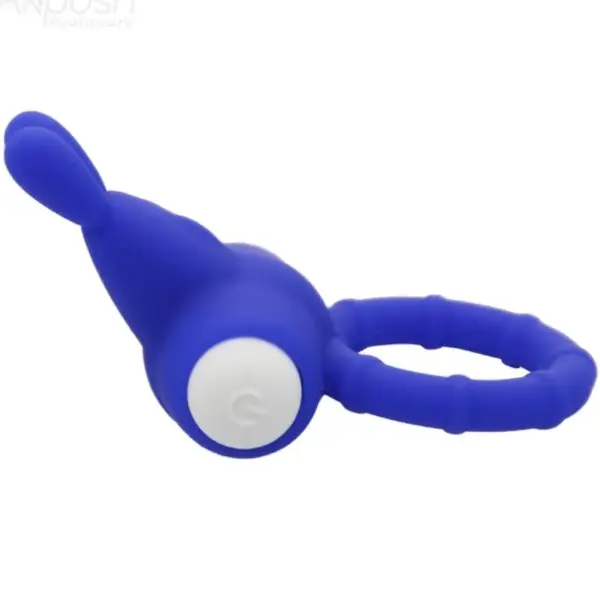 ARMONY - Anillo Vibrador de Silicona Azul para Parejas - Imagen 2