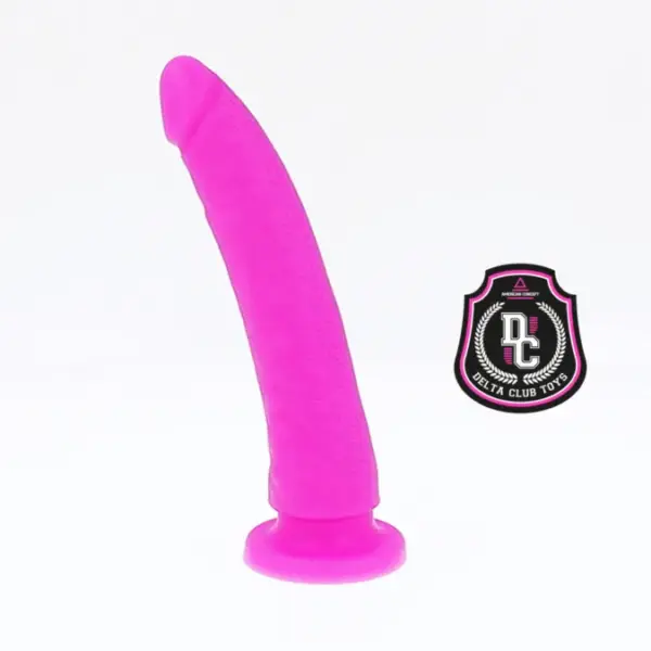 Delta Club - Dildo Lila de Silicona Médica de 20 cm