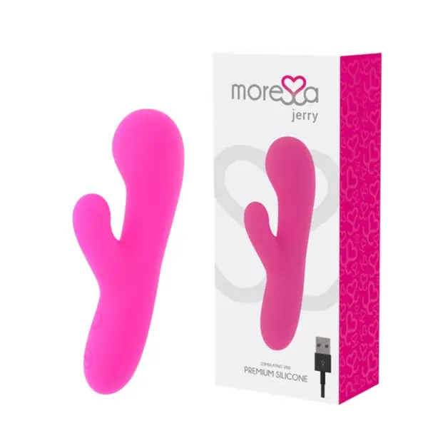 MORESSA - Jerry Clip Vibrador Premium Silicona Recargable para Punto G y Clítoris