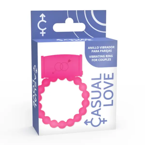 CASUAL LOVE - Anillo vibrador rosa para el placer íntimo - Imagen 4