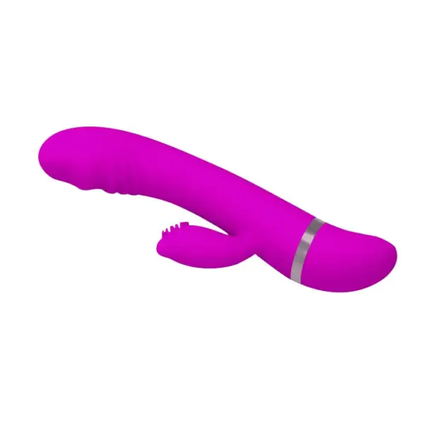 Pretty Love - Vibrador rabbit con licking morado - Imagen 3