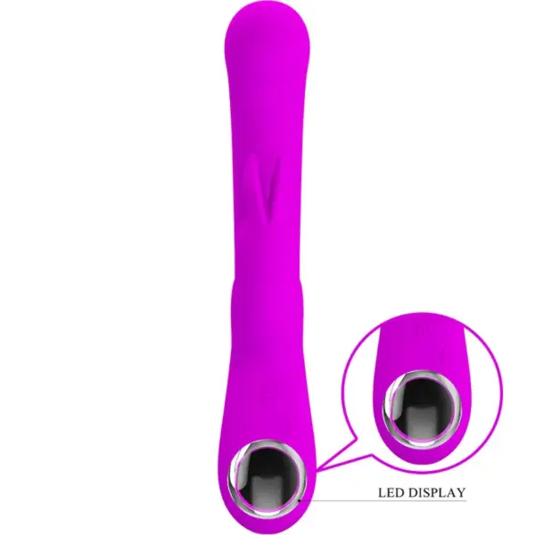 Pretty Love - Vibrador rabbit con licking morado - Imagen 9