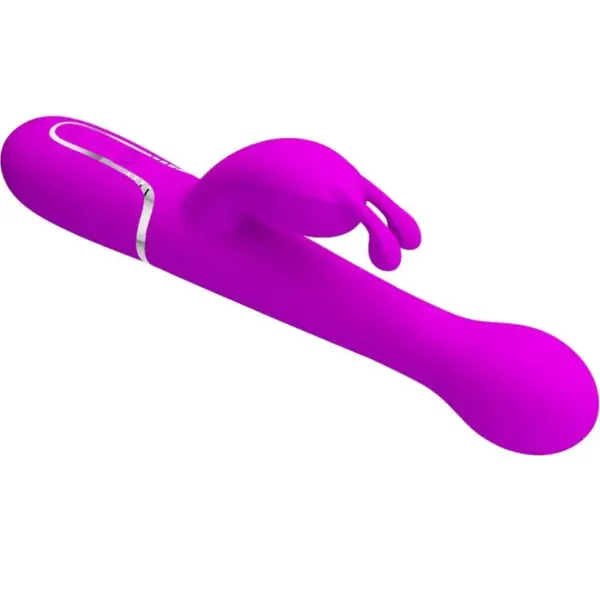 Pretty Love - Vibrador rabbit con licking morado - Imagen 5