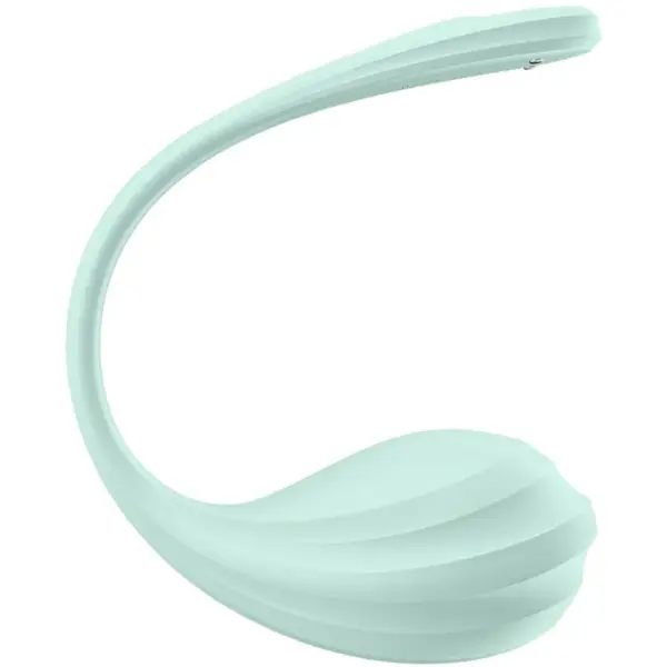 Satisfyer - Smooth Petal Estimulador Punto G Verde Agua con App Gratuita - Imagen 5