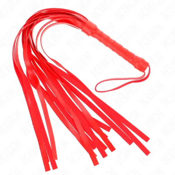 KINK - LÁTIGO SIMPLE ROJO 45 CM para Juegos BDSM Intensos - Imagen 4