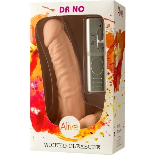 ALIVE - Dr. No Pene Realista Vibrador 18 cm - Imagen 2