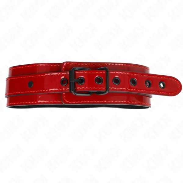 KINK - Collar Ajustable Rojo Vino 37.5-49.5 cm x 5 cm - Imagen 3