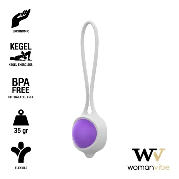 WOMANVIBE - Keisy I Bola Geisha Silicona para Fortalecer el Suelo Pélvico