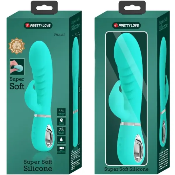 Pretty Love - Vibrador Punto G Multifunción Verde Agua - Imagen 9