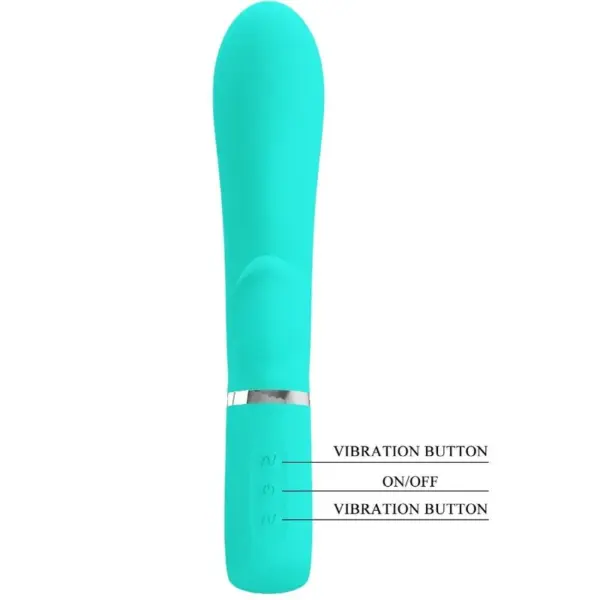 Pretty Love - Vibrador Punto G Multifunción Verde Agua - Imagen 6