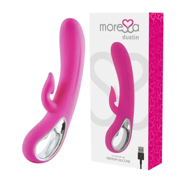 MORESSA - Dustin Succion Clitorial y Potente Vibración Premium Silicone Recargable