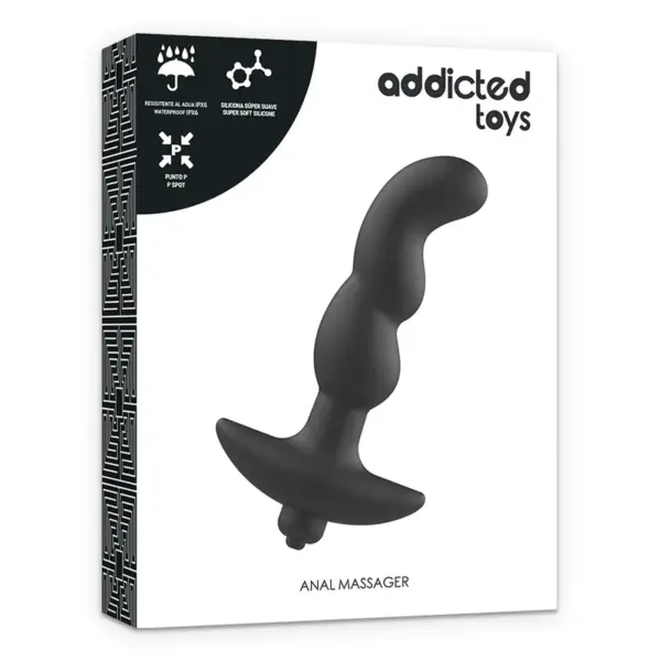 ADDICTED TOYS - Masajeador anal con vibración negro modelo 2 - Imagen 5