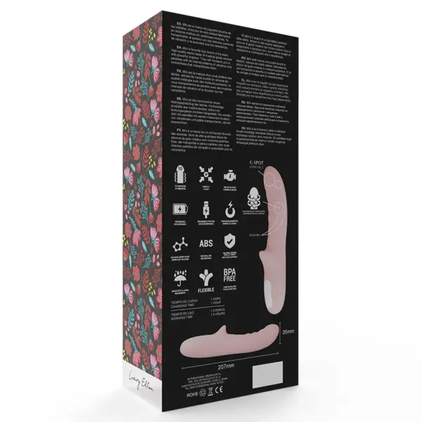 MIA - Pisa Vibrador Rotador Rosa - Imagen 6