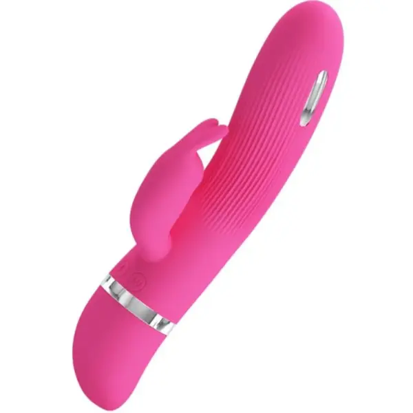 Pretty Love - Vibrador rabbit con electroestimulación morado