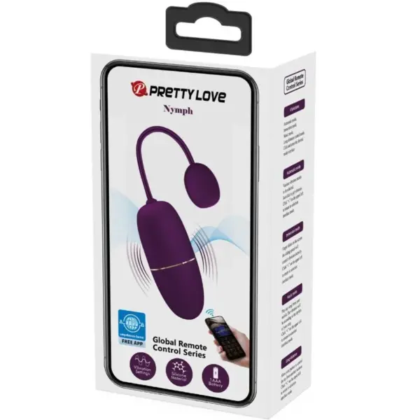 Pretty Love - Huevo vibrador controlado por app lila - Imagen 16