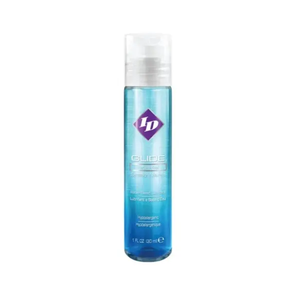 ID GLIDE - Lubricante base agua 30 ml para mayor placer