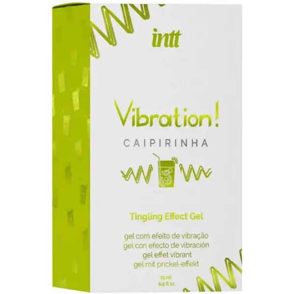 INTT - Potente Estimulante Íntimo Gel Vibrador Líquido Caipirinha 15 ML - Imagen 3