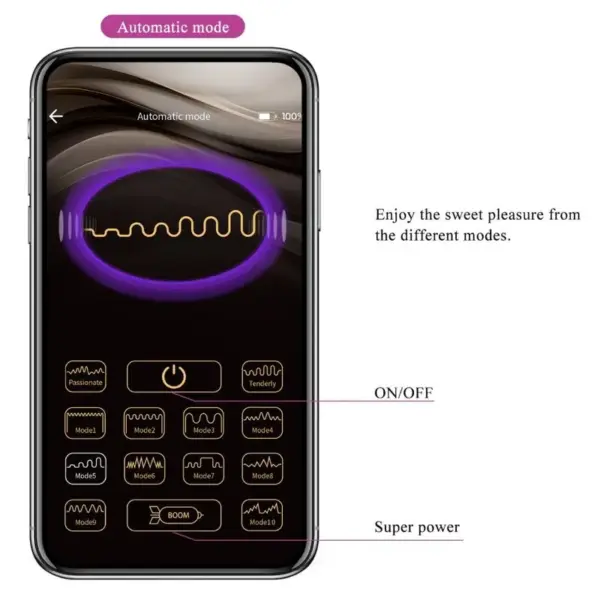 Pretty Love - Vibrador G-Spot recargable lila con app - Imagen 12