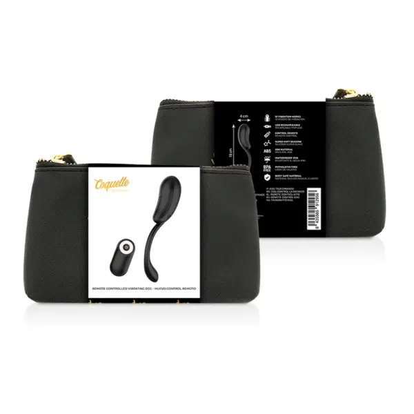 Coquette Chic Desire - Huevo control remoto recargable negro/gold - Imagen 3