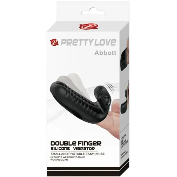 Pretty Love - Abbott Dedal Estimulador Negro - Imagen 6