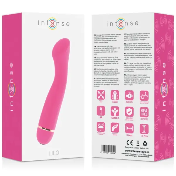Intense - Vibrador de Silicona Rosa con 20 Modos de Vibración - Imagen 6