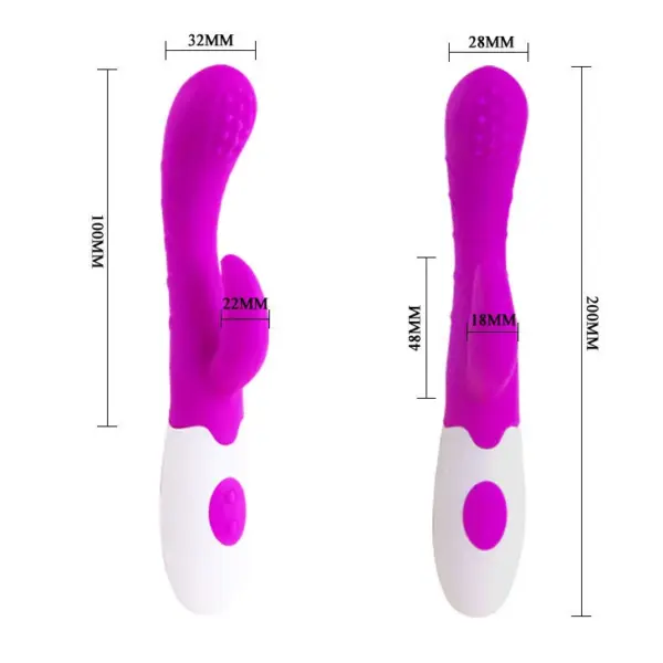 Pretty Love - Vibrador rampante Arthur en color Lila y Blanco - Imagen 8